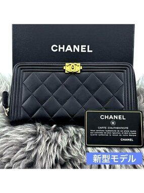 Chanel Wallet Bo-chanel Round Zip